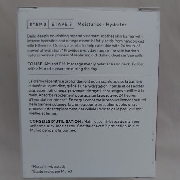 Murad Cellular Hydration Barrier Repair Cream 1.7 oz new in box - Picture 3 of 3